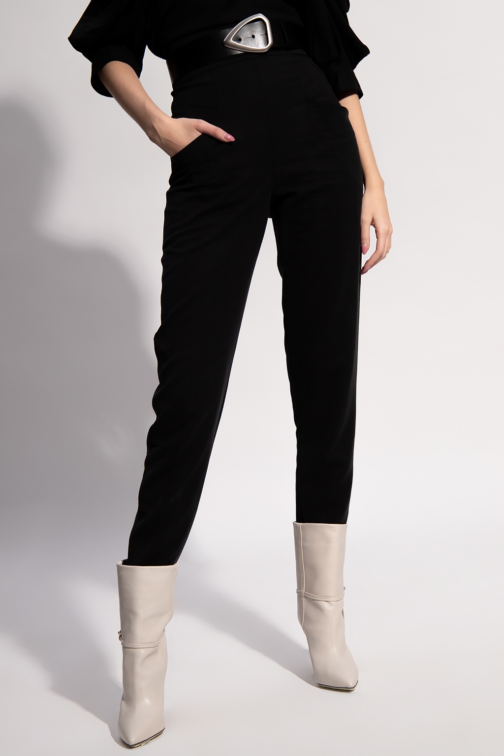 Isabel Marant High-waisted drawstring trousers